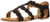 N.Y.L.A. Women's Suncrow Flat Sandal Black Suede 6 M US