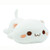 Sweetop 20" Cute Kitten Plush Toy Stuffed Animal Pet Kitty Soft Anime Cat Plush Pillow for Kids Super Soft Cartoon Hugging Toy Gifts for Bedding Kids Sleeping Kawaii Pillow