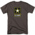 Popfunk U.S. Army Star Logo T Shirt  and  Stickers -Large- Charcoal