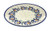 Blue Rose Polish Pottery Sunflower Dinner Plate
