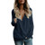 vermers Women Sweater Clearance - Women's Knitted Deep V-Neck Long Sleeve Tops Casual Wrap Front Loose Pullover Jumper-3XL y-Blue-