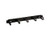 SF Cable Rackmount Cable Management Panel with 5 D-Rings -1U- for 19" Standard Rack