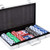 Yinlo Poker Chip Set - 300PCS Poker Set with Aluminum Case 11.5 Gram Casino Chips for Texas Holdem Blackjack Gambling