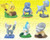 Pokemon 1" Buildable Figure Collection Series 4 Complete Set