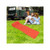 Camping Sleeping Pad with Built-in Pump Sleeping Pad for Camping Camping Air Sleeping Pad Mat Ultralight Sleeping Pad Inflatable Camping Mat with Pillow for Backpacking Hiking -Orange-