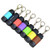Mini Keychain Flashlight, 50 Lumen USB Rechargeable Small Pocket LED Torch Flashlight (7 pack)