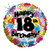 Betallic 18th Birthday Party Holo Balloon Package 18" Multicolor