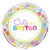 Unique Industries 18" Foil Cute As A Button Baby Shower Balloon Multicolor