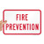 SmartSign"Fire Prevention" Sign  12" x 18" Aluminum