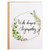 Sympathy Card - Single Simple "With Deepest Sympathy" Condolence Greeting Card Printed on White Textured Paper with Kraft Envelope - 5" x 7" Blank Inside - For Funeral Loss Condolences