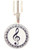 Gift House Music G-Clef  and  Keyboard Pencil Clip