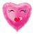 Unique Industries 72610 18" Foil Smiling Pink Heart Balloon