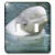 3dRose lsp-76127-2 Beluga Whale Vancouver Aquarium Double Toggle Switch