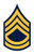 JS Artworks United States Army Sergeant First Class SFC E-7 Rank Insignia Vinyl Sticker Decal