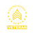 E-5 Sergeant Veteran US Army Rank Sticker - Decal - Die Cut SGT OR-5 - Yellow Gold