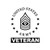 E-8 First Sergeant Veteran US Army Rank Sticker - Decal - Die Cut 1SG OR-8 - Black