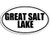 JR Studio 3x5 inch B-W Oval Great Salt Lake Sticker -Utah ut Mormon City- Vinyl Decal Sticker Car Waterproof Car Decal Bumper Sticker