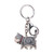 Lovely Car Cartoon Animal Japanese Cat Bag Hanging Pendant Kitten Key Chain Keychain Cat Keyring-7-1pcG-