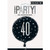 Unique 83346 Black Prismatic 40th Birthday Round Foil Balloon 18" 1 Pc Age 40