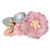 MNBD Sweet Headwear Hairpins Children Hair Accessories Artificial Floral Leaves Kid BB Clip Flower Duckbill Clip Pearl Hair Clips-B-