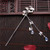WUSIO Bridal Elegant Temperament Ancient Style Chinese Classic Plate Hair Fork Pearl Hair Tassel Hairpin Hair Hanfu Accessories-BSilver-