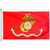 MOFAN USMC US Marine Corps Flag 3x5 Durable Polyester Canvas Heading with Two Solid Brass Grommets U.S. Military Flag 3x5ft