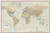 Swiftmaps 18" x 27" World Map Contemporary Premier Wall Map Poster Mural Laminated Made in the USA