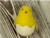 Small Spring Fuzzy Yellow Chick in Egg - Ornament Set of 4