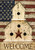 Briarwood Lane Americana Welcome House Flag Primitive Patriotic 28" x 40"