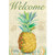 Welcome Pineapple Vintage Postcard 13 x 18 Rectangular Small Garden Flag