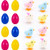 Cosweet 8pcs Large Easter Eggs Filled Wind Up Chicks and Bunnies Perfect for Easter Eggs Hunting