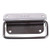 Bigsweety Metal Rectangle Shaped Recessed Folding Pull Handle Grip Metal Pull Handles with Rubber Grip for Tool Box L