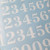 Classic Style Die Cut Vinyl Numbers (3 inch Matte White)
