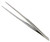 ToolUSA 7 Inch Nickel Plated Uitlity Tweezers With Straight Tips- S1-08528-Z03 - -Pack of 2 Pcs.-