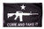 PringCor Liberty Or Death Come Take It Flag Black White Rifle 3x5FT 2nd Amendment AR-15