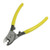 Uxcell Yellow Plastic Coated Handle Metal Cable Wire Cutter Plier, 6"