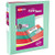 Avery Two-Tone Durable 3 Ring Binder 1.5 Inch Slant Rings Mint-Coral View Binder -17289-