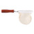 EVTSCAN Coffee Cloth Filter Reusable Washable Flannel Cloth Handmade Coffee Filter Strainer with Wooden Handle-L-