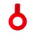 SCREAMING O Go Vibe Cock Ring Red