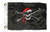 12x18 Pirate Red Hat Jolly Roger Flag Skull and Crossbones Boat Flag New