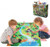 STORM GYRO Dinosaur Toys - 14 Pcs Dinosaur FiguresSimplify Activity Play Mat for Creating a Dino World Including T-Rex Triceratops etcGreat Gifts for 3456 Years Old KidsBoys  and  Girls