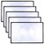 Reading Magnifier Sheets5pcs 3X Page Magnifying Sheets Lightweight Fresnel Lens Magnifiers Clear Page Magnifier for Reading Maps Books Newspapers Magazines18x12cm