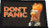 Muppets Beaker Don't Panic Morale Patch Funny Tactical Military 2x3"