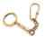 Brass Key Chain Rings Nautical Maritime Military Marine Miniature Souvenir Gift -Magnifying Glass-