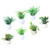 HEALLILY 7 Pcs Miniature Potted Plants Dollhouse Mini Plant Bonsai Flower Model Tiny Fake Greenery Decoration Artificial Plants Landscape Pot Greenery Scenery Construction Model for Desktop