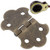 Bronze 3-String Guitar Hinge Tailpiece Hardtail Compatible with 3-String Cigar Box Guitars