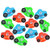 Race Car Easter Eggs - Pack of 12 2.5 Plastic Car-Shaped Eggs for Easter Basket Fillers, Treasure Chest Stuffers, Novelty Toy, Party Supplies