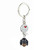 Pet Keychain Dog ID Tag Keychain Ring Portable Metal Corgi Keychain Memorial Key Ring for Women Men Birthday Gifts -7-Dachshund-