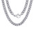 High Polished 9MM 18 Inches Curb Chain Stainless Steel Link Necklace Jewelry for Men Women