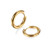 2Pcs 316L Surgical Stainless Steel Huggie Hoop Earrings 14mm Gold Plating Earrings Hoop Hypoallergenic Cartilage Helix Lobes Hinged Sleeper Earrings for Men Women-Gold 14mm-